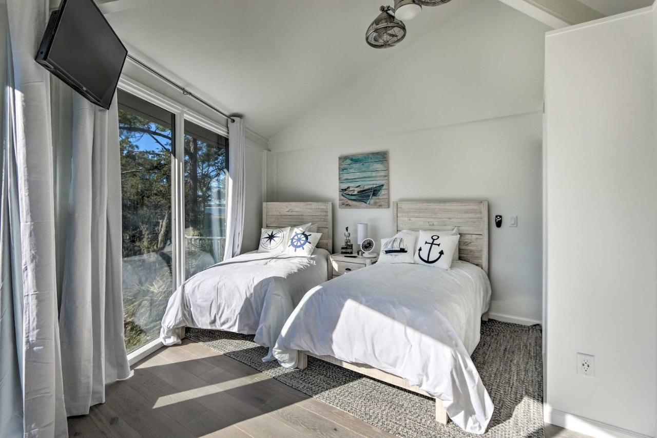 Вилла Airy Treehouse With Bikes Walk To Harbour Town! Хилтон-Хед-Айленд Экстерьер фото